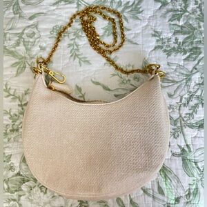 Madison West Beige Crossbody Purse